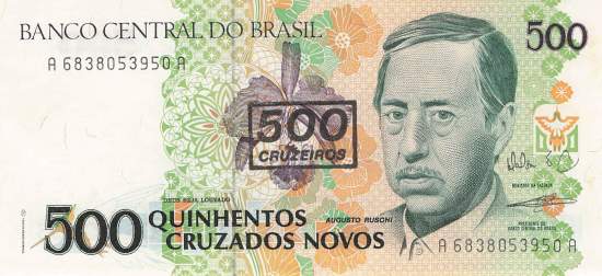 500 Cruzeiros 1990